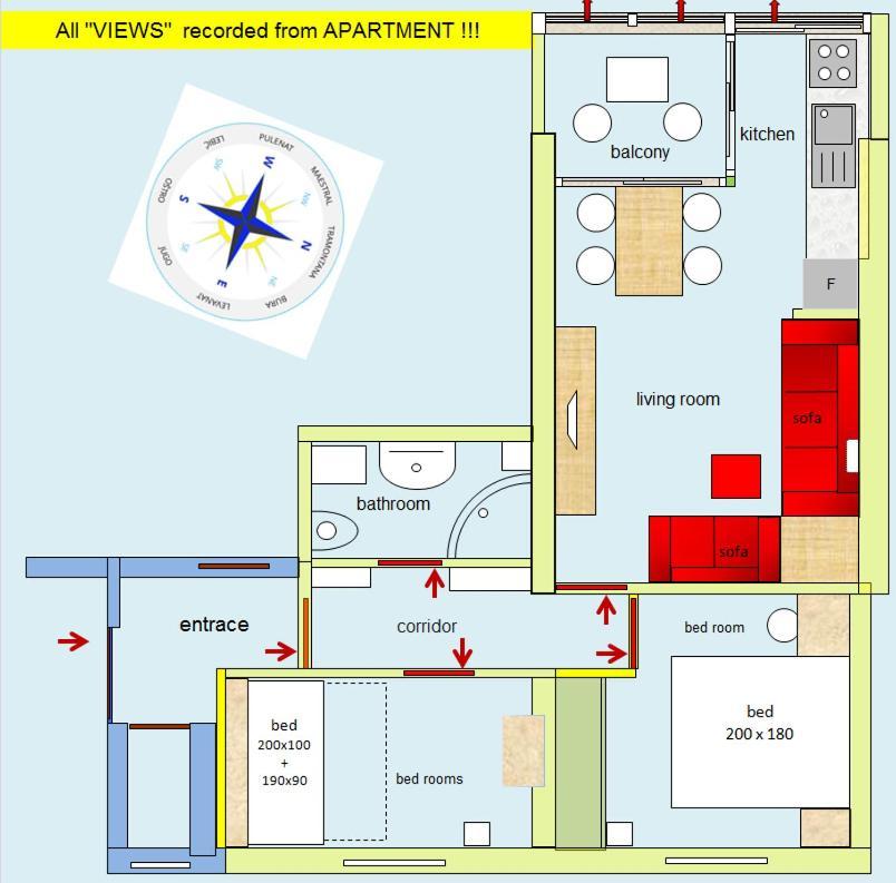 Apartment Amazing View Split Ngoại thất bức ảnh